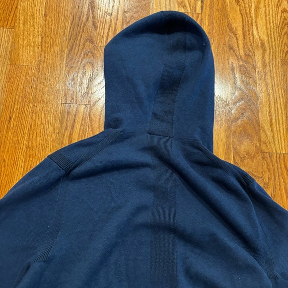 GAP navy blue zip-up sweater with hood - Picture 5 of 5